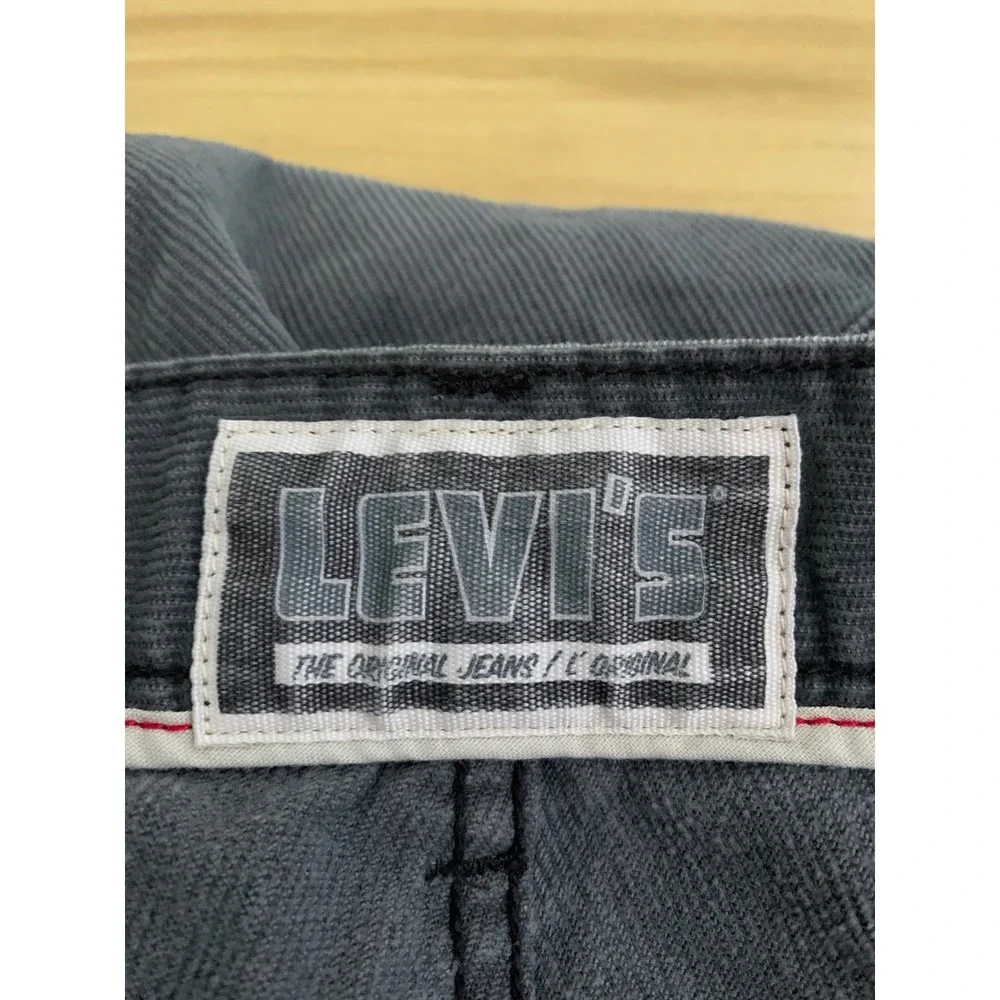 Vintage Levis Corduroy Pants Mens 32x30 Gray 514 Slim Straight Fall Preppy